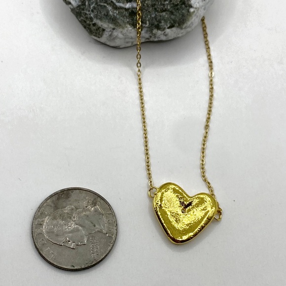 NEW Heart With CZ Stars Layering Necklace - Picture 14 of 14